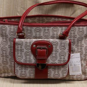 Etienne Aigner Camel/Red Bag